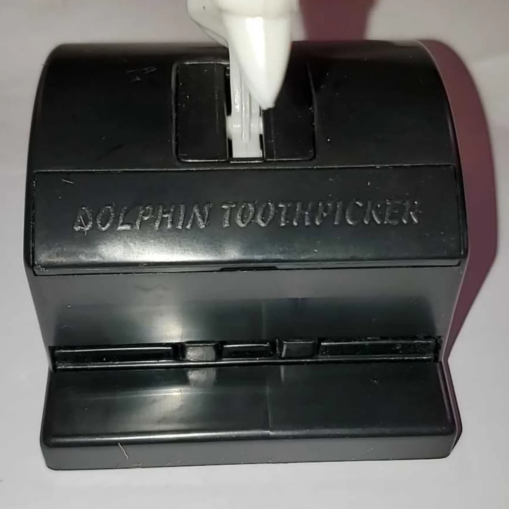 Black & White Dauphin Toothpick Dispenser Manuel Operating